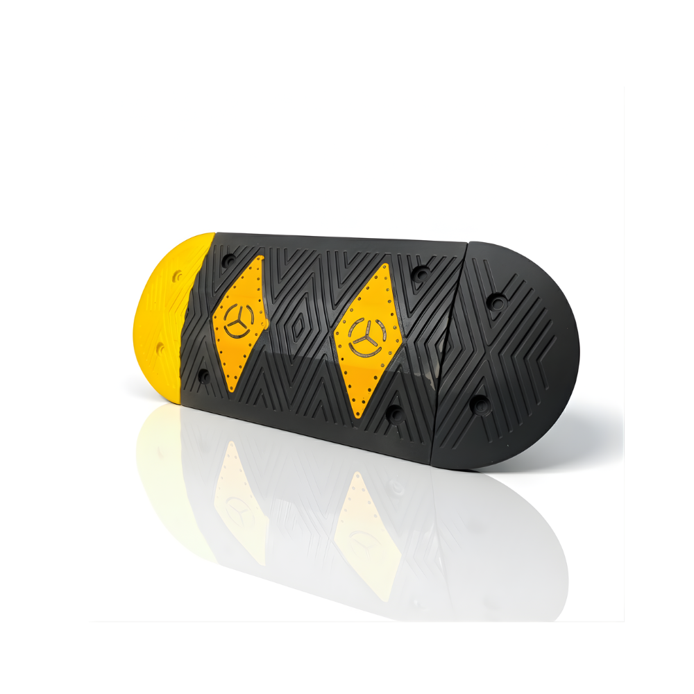 SSBO Polisi Tidur Karet Panjang 50 cm + 2 Ujung Warna Kuning – Aman, Anti Slip & Tahan Lama