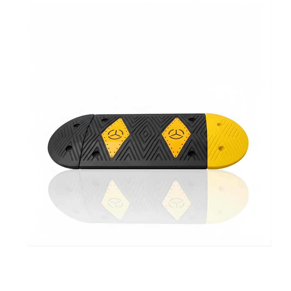 SSBO Polisi Tidur Karet Panjang 50 cm + 2 Ujung Warna Kuning – Aman, Anti Slip & Tahan Lama