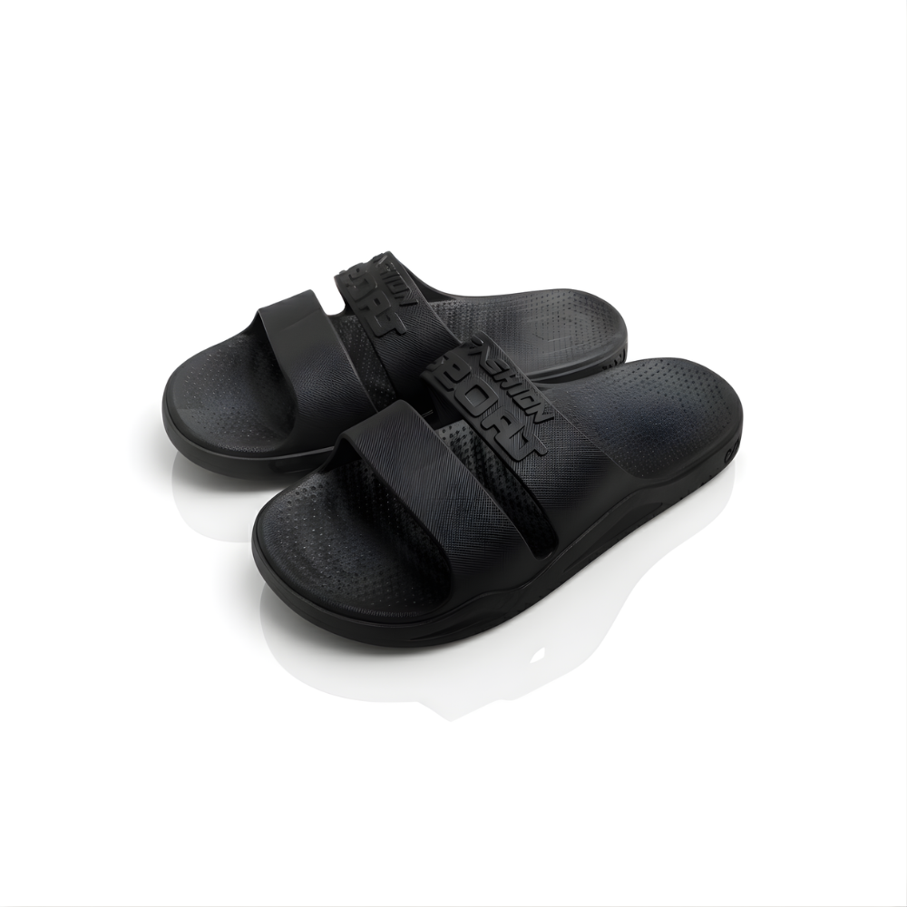 SSBO Sandal Slide Pria Hitam – Sandal Santai Nyaman, Ringan & Anti Selip untuk Harian