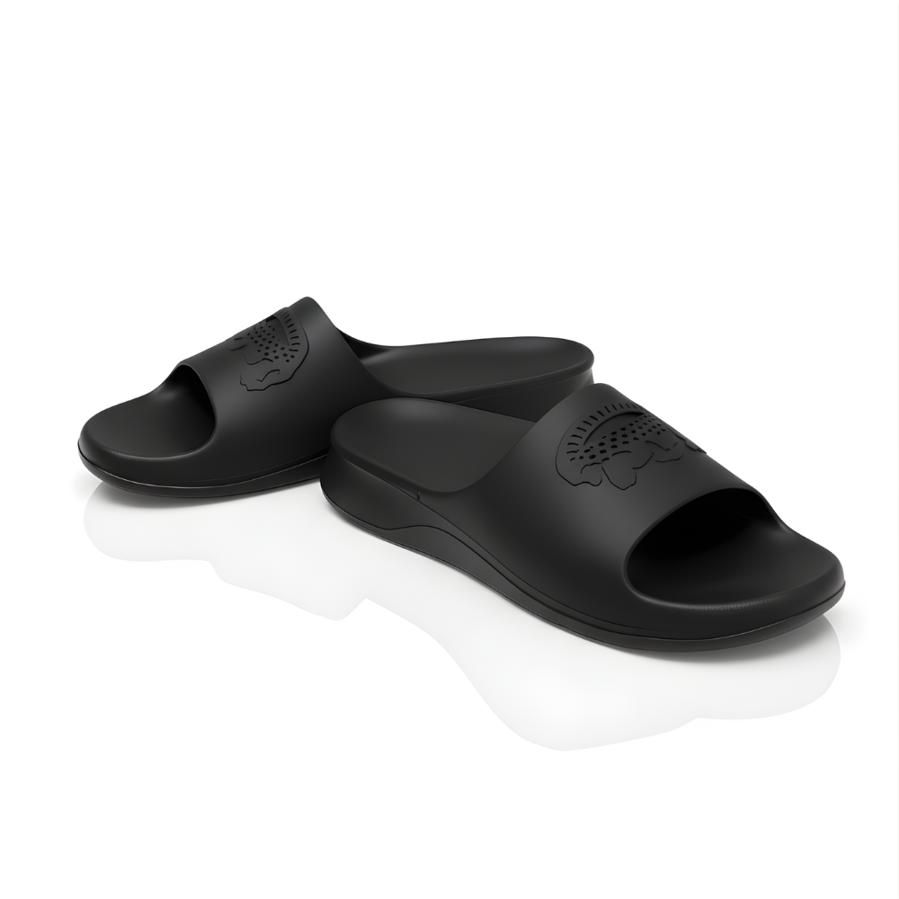 SSBO Sandal Slide Pria Hitam – Sandal Kasual Ringan, Anti Selip & Nyaman Dipakai Sehari-hari