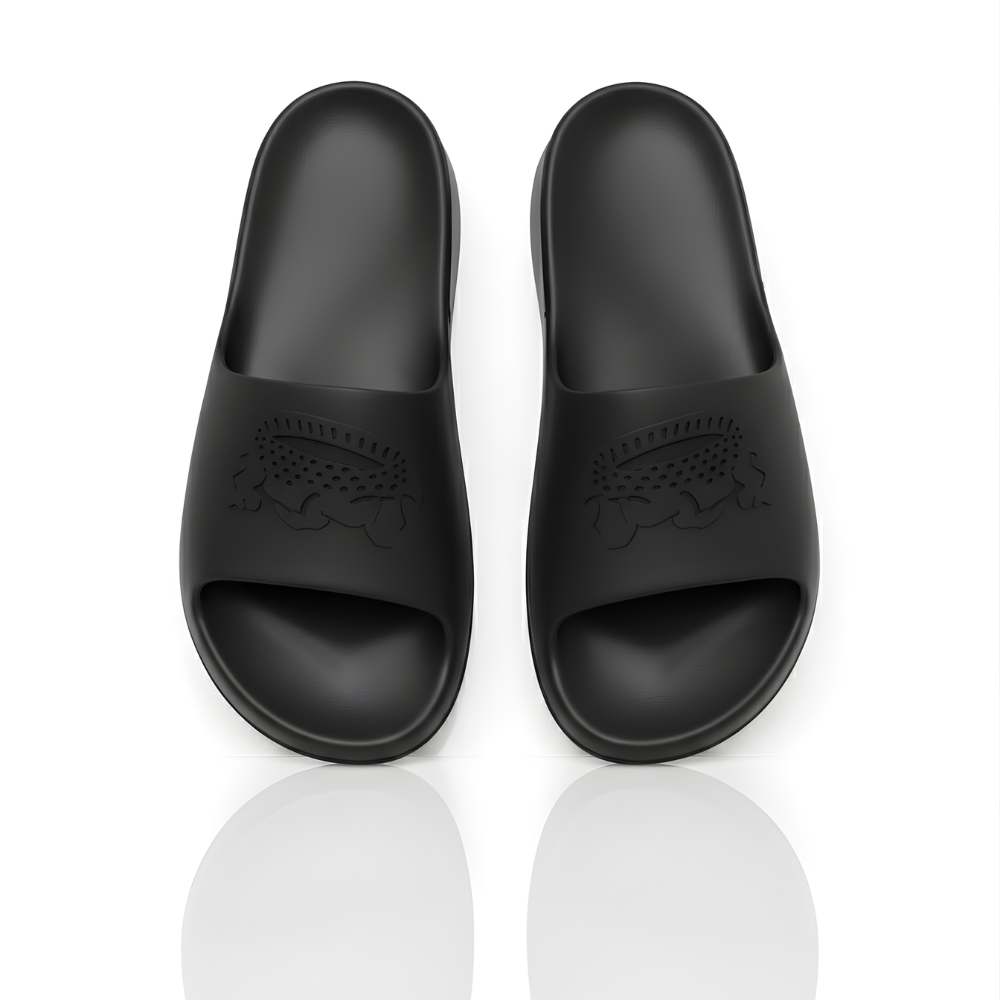 SSBO Sandal Slide Pria Hitam – Sandal Kasual Ringan, Anti Selip & Nyaman Dipakai Sehari-hari