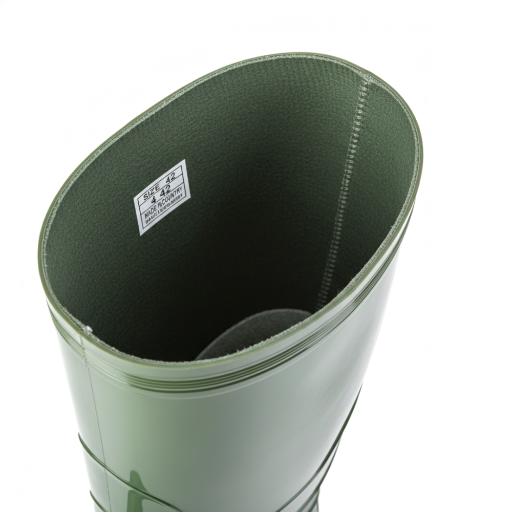 Sepatu Boot Karet PVC Premium Warna Hijau Anti Air & Anti Slip – Tinggi 38 cm, Kuat, Lentur & Nyaman Dipakai