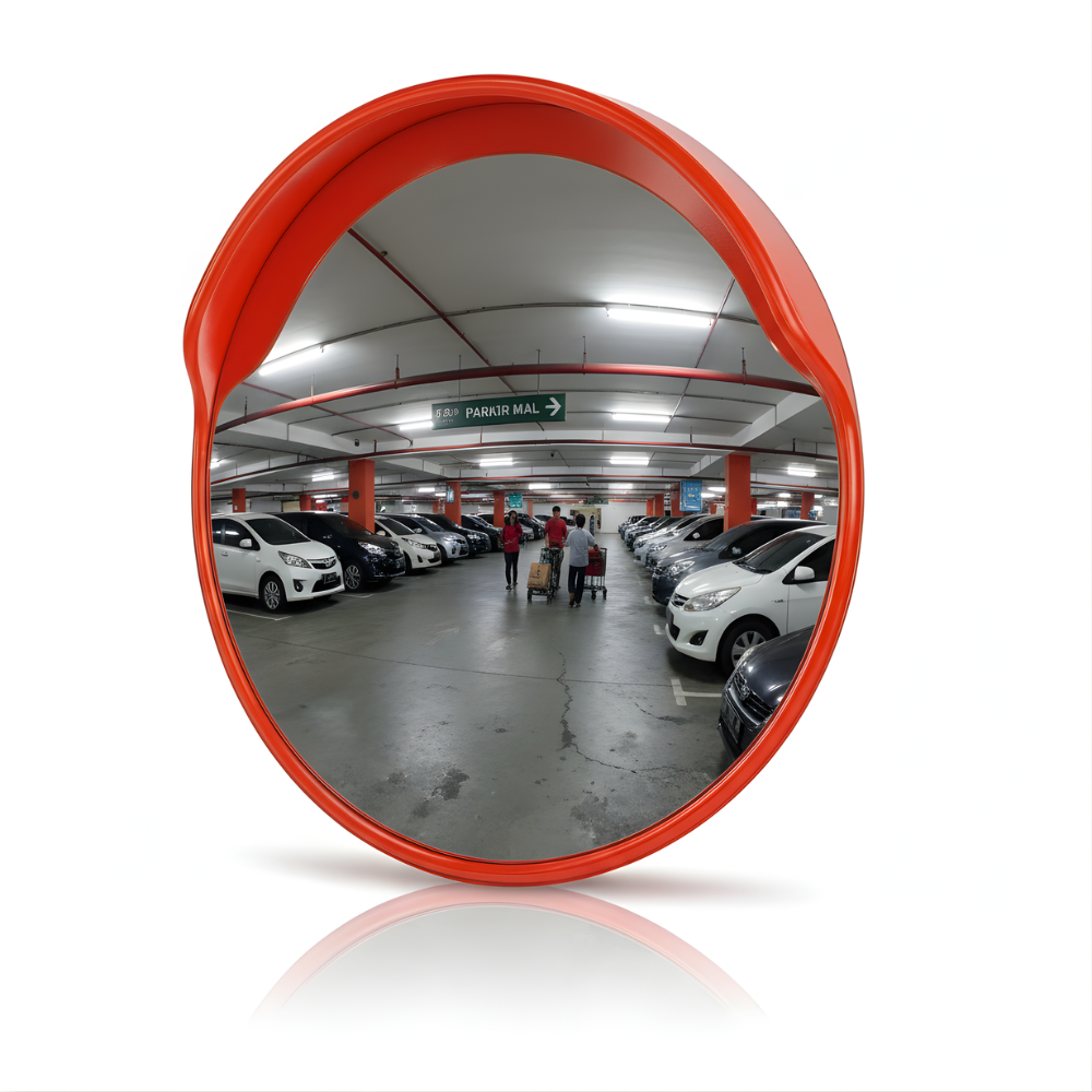 SSBO Cermin Cembung Lalu Lintas – Cermin Tikungan Jalan Anti Pecah, Tahan Cuaca & Pantulan Jelas untuk Keamanan Jalan