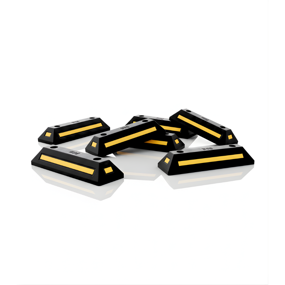 SSBO Wheel Stopper – Pengganjal Ban Mobil Anti Mundur, Bahan Karet Premium, Anti Slip & Tahan Tekanan Berat