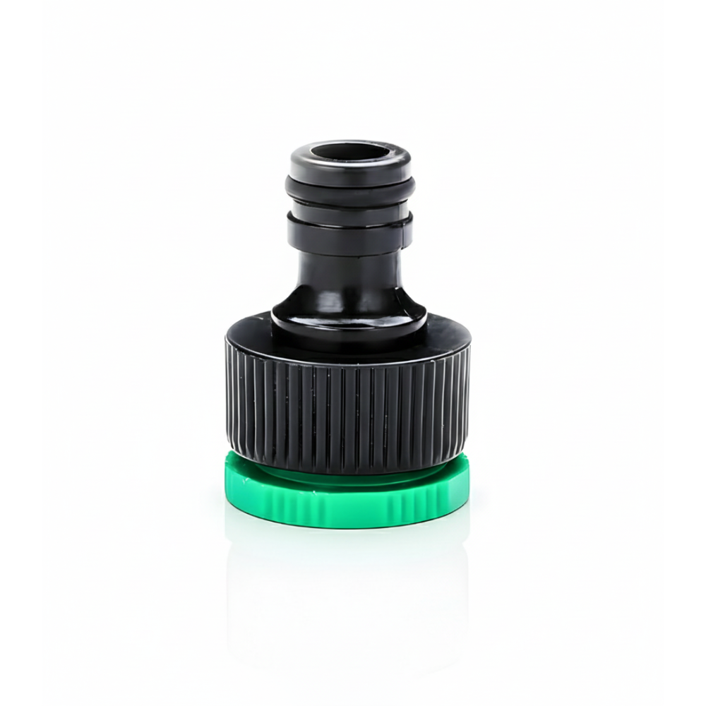 SSBO Konektor Selang Universal Hitam Hijau – Sambungan Selang Air Manual Tanpa Ring