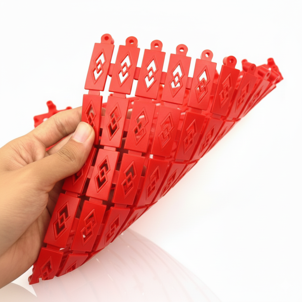 Karpet Anti Slip PVC Warna Merah – Alas Lantai Aman & Nyaman untuk Kamar Mandi, Dapur, dan Area Basah