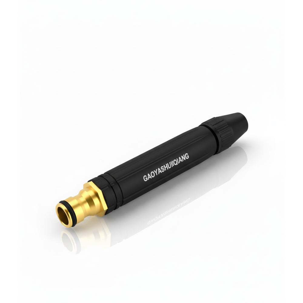 Kepala Semprot SSBO Stick Hitam – Nozzle Air Tekanan Tinggi untuk Selang Taman, Mobil & Kebutuhan Rumah Tangga