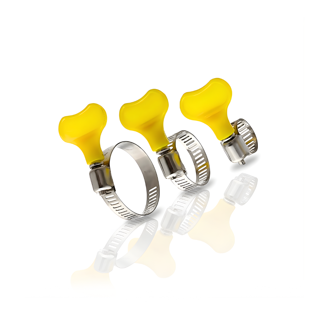 SSBO Ring Putar Kuning ½, ¾ & 1 Inch – Fitting Sambungan Selang Air Anti Puntir & Tahan Tekanan