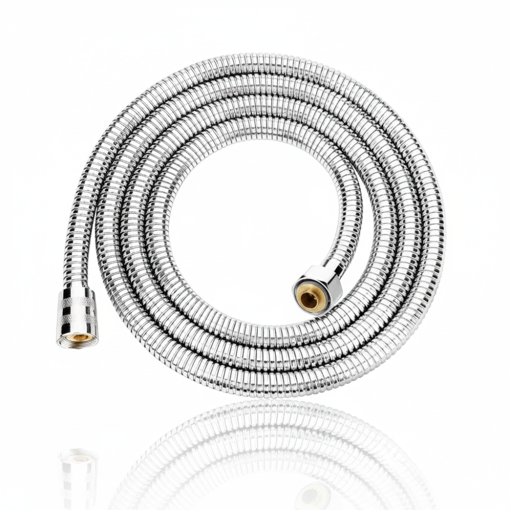 SSBO Selang Shower Chrome Fleksibel Panjang 1,2 & 1,5 Meter – Anti Bocor, Anti Kusut & Tahan Tekanan Air Tinggi