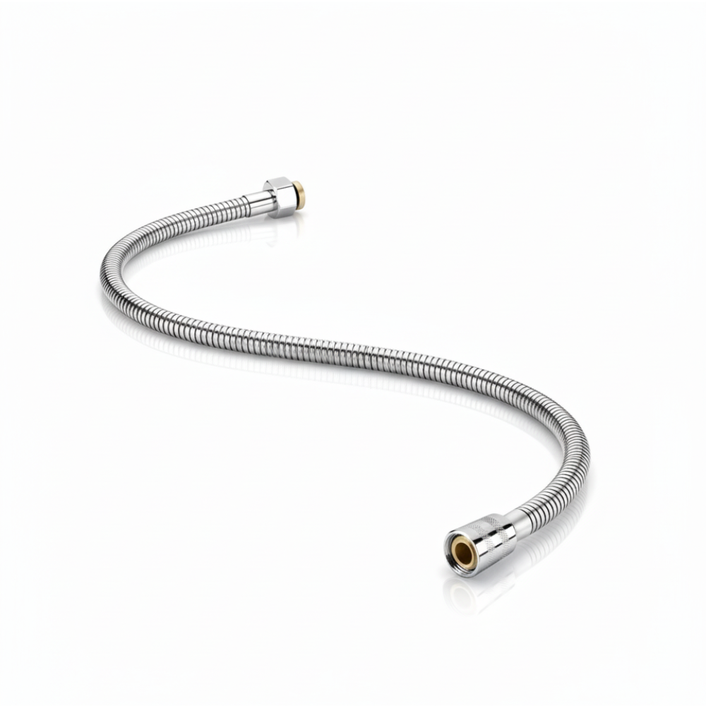 SSBO Selang Shower Chrome Fleksibel Panjang 1,2 & 1,5 Meter – Anti Bocor, Anti Kusut & Tahan Tekanan Air Tinggi