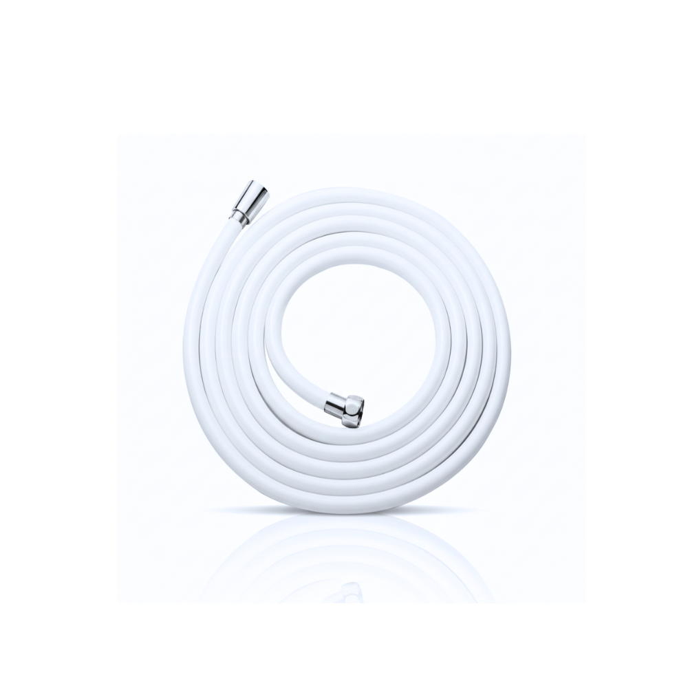 Selang Shower Warna Putih SSBO – Fleksibel 1.2 M, Anti Bocor, Kuat & Mudah Dipasang