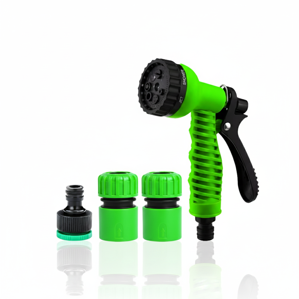 Set Nozzle & Konektor SSBO – Paket Kepala Semprot dan Konektor Selang untuk Taman & Cuci Kendaraan, Tekanan Kuat dan Anti Bocor