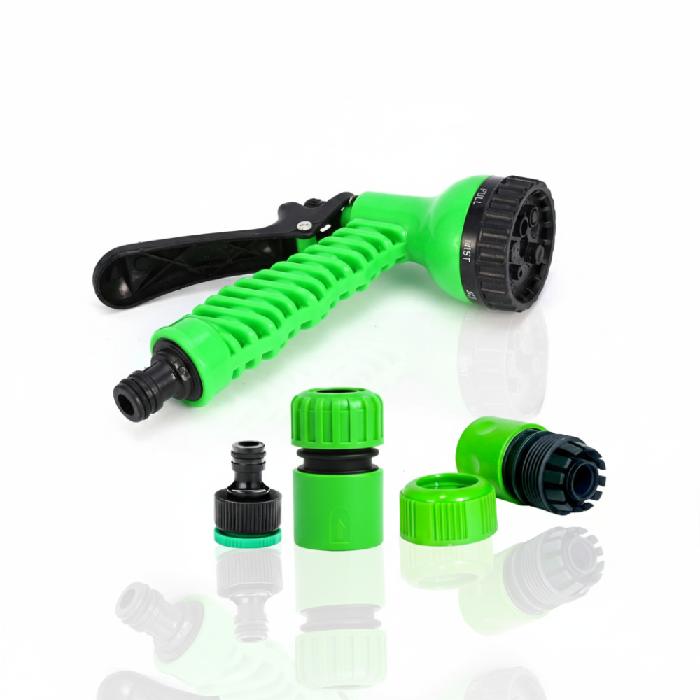 Set Nozzle & Konektor SSBO – Paket Kepala Semprot dan Konektor Selang untuk Taman & Cuci Kendaraan, Tekanan Kuat dan Anti Bocor