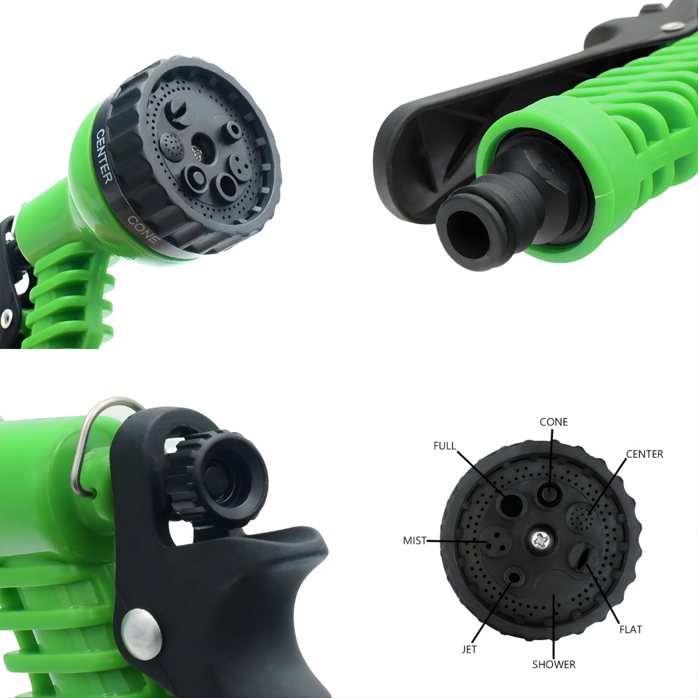 Nozzle Semprotan Air SSBO – Model Spray Hijau, Tekanan Kuat, Hemat Air & Cocok untuk Menyiram Taman dan Tanaman