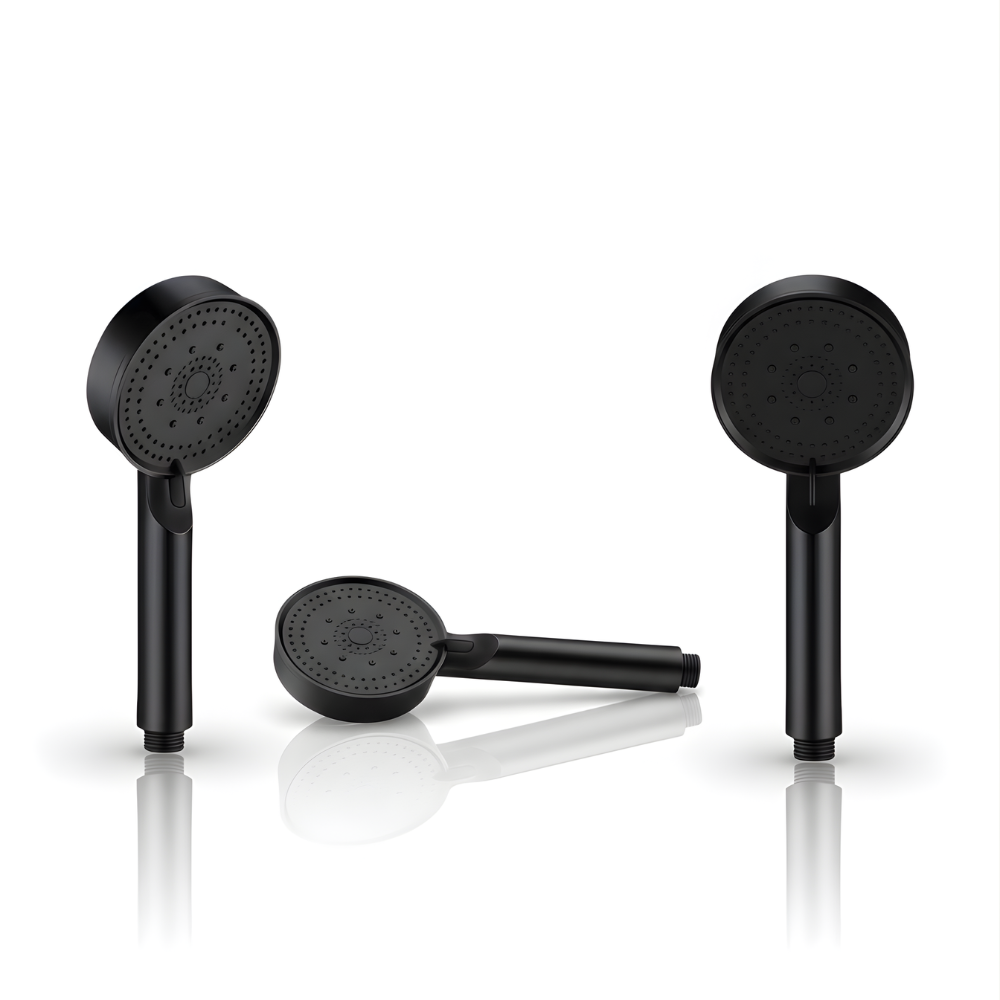 SSBO Nozzle Shower Hitam – Kepala Shower Tekanan Tinggi, Anti Bocor & Desain Elegan