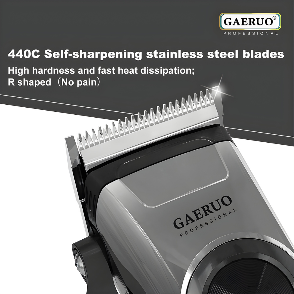 GAERUO RFC-1713 – Alat Cukur Elektrik Multifungsi Waterproof USB Rechargeable untuk Pria Modern