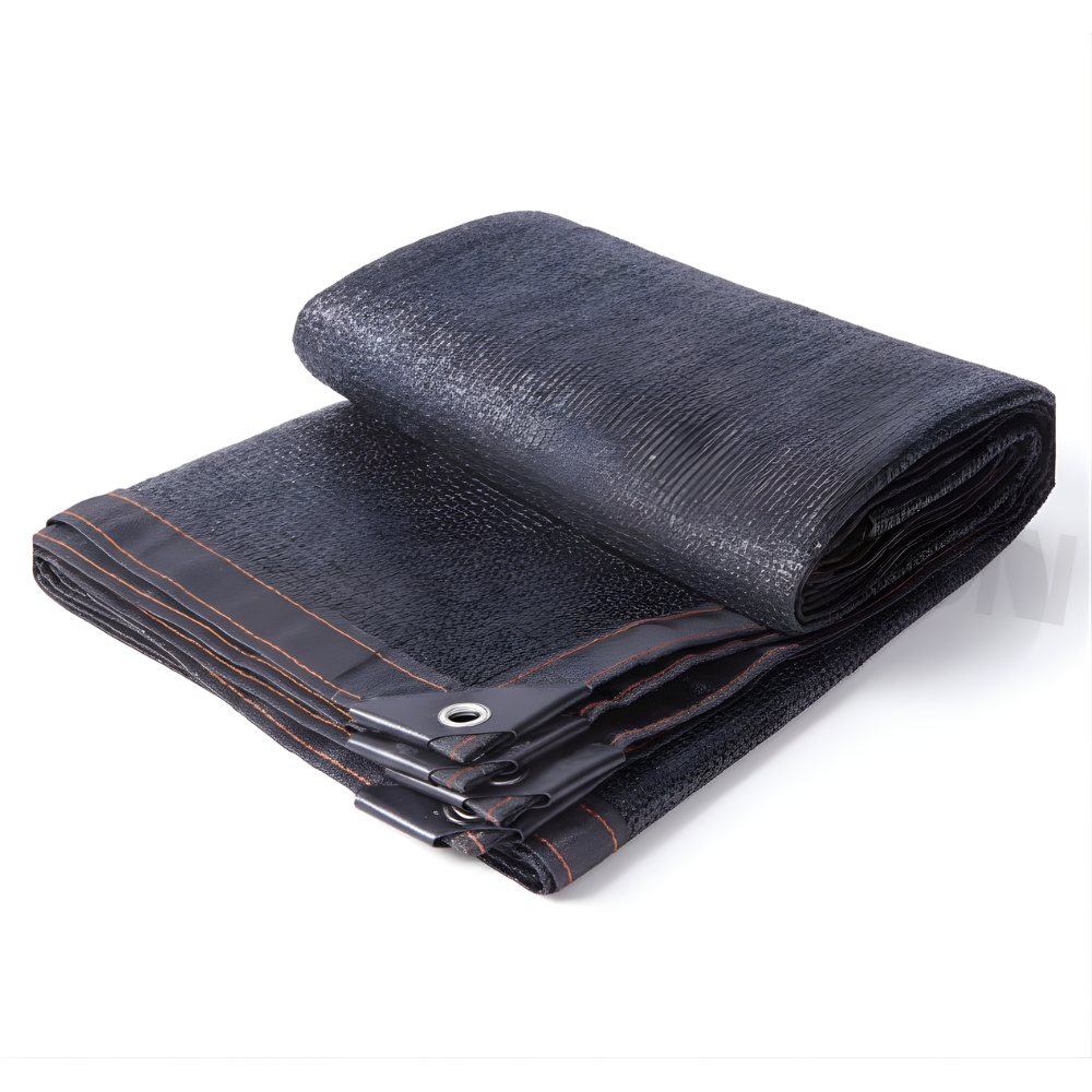 Jaring Paranet Hitam SSBO 85% – Peneduh Tanaman Anti Panas & Tahan Cuaca, Tear-Resistant