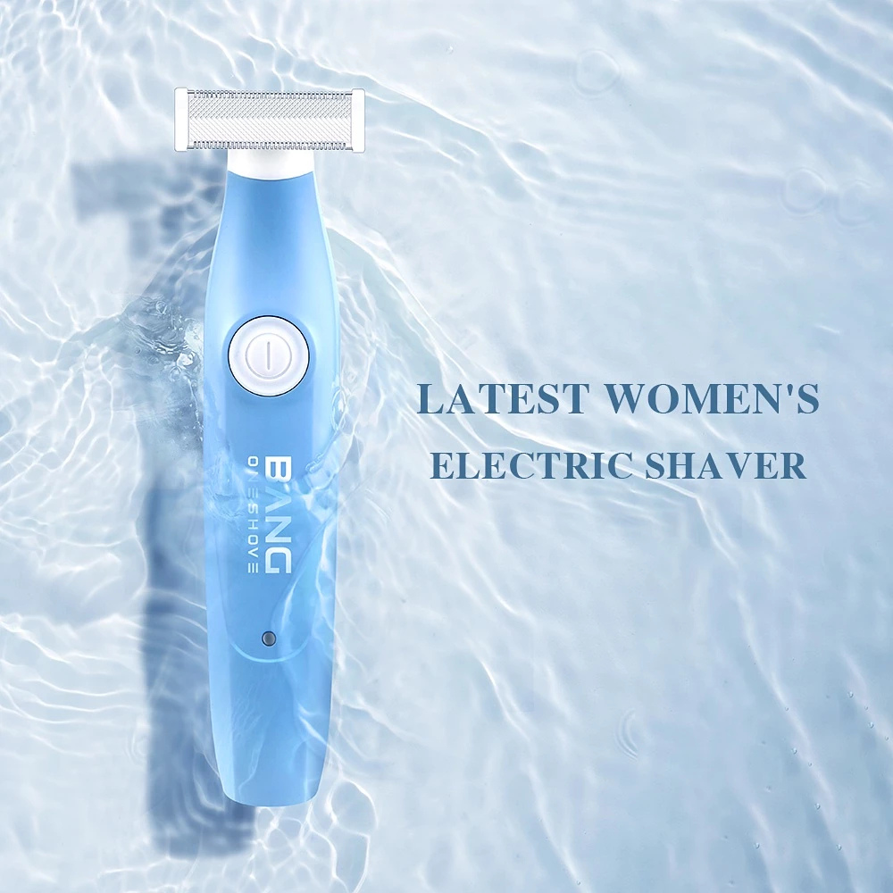 Alat Cukur Elektrik QS-031 Warna Biru – Shaver Waterproof IPX7 dengan Blade Tajam & Pengisian USB Cepat