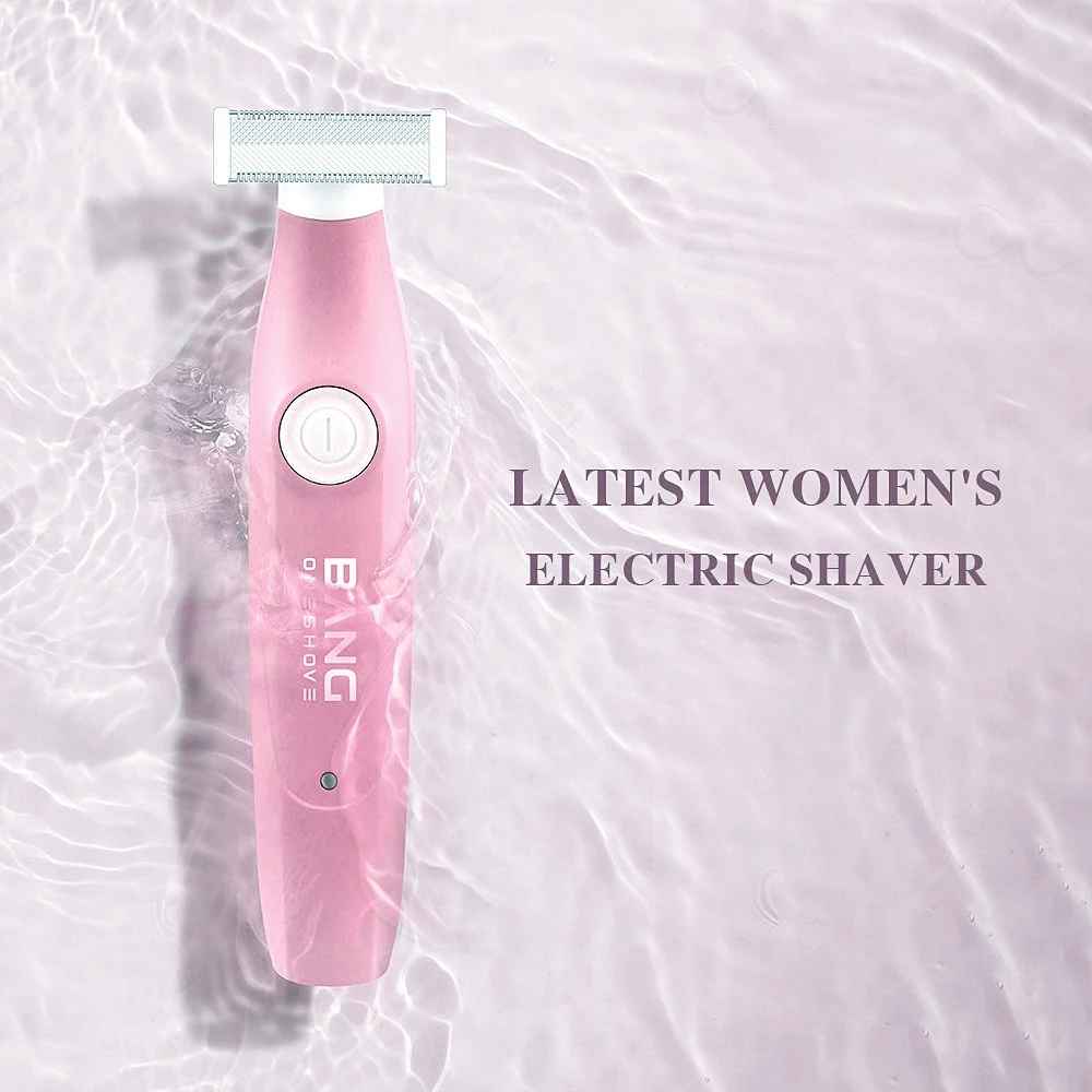 Alat Cukur Elektrik QS-031 Warna Pink – Shaver Waterproof IPX7 dengan Blade Tajam & Pengisian USB Cepat