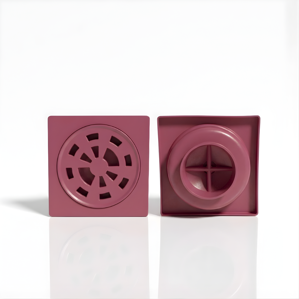 Saringan Saluran Air SSBO Warna Merah – Penutup Drainase Anti Bau & Anti Tersumbat untuk Kamar Mandi & Dapur