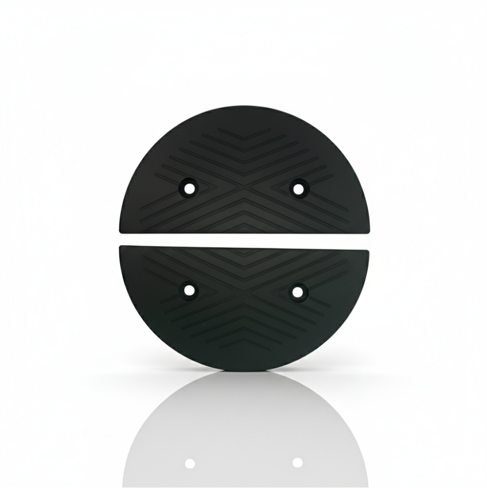 2 Ujung Polisi Tidur SSBO 4×18×35 – Warna Hitam, Anti Slip & Mudah Dipasang