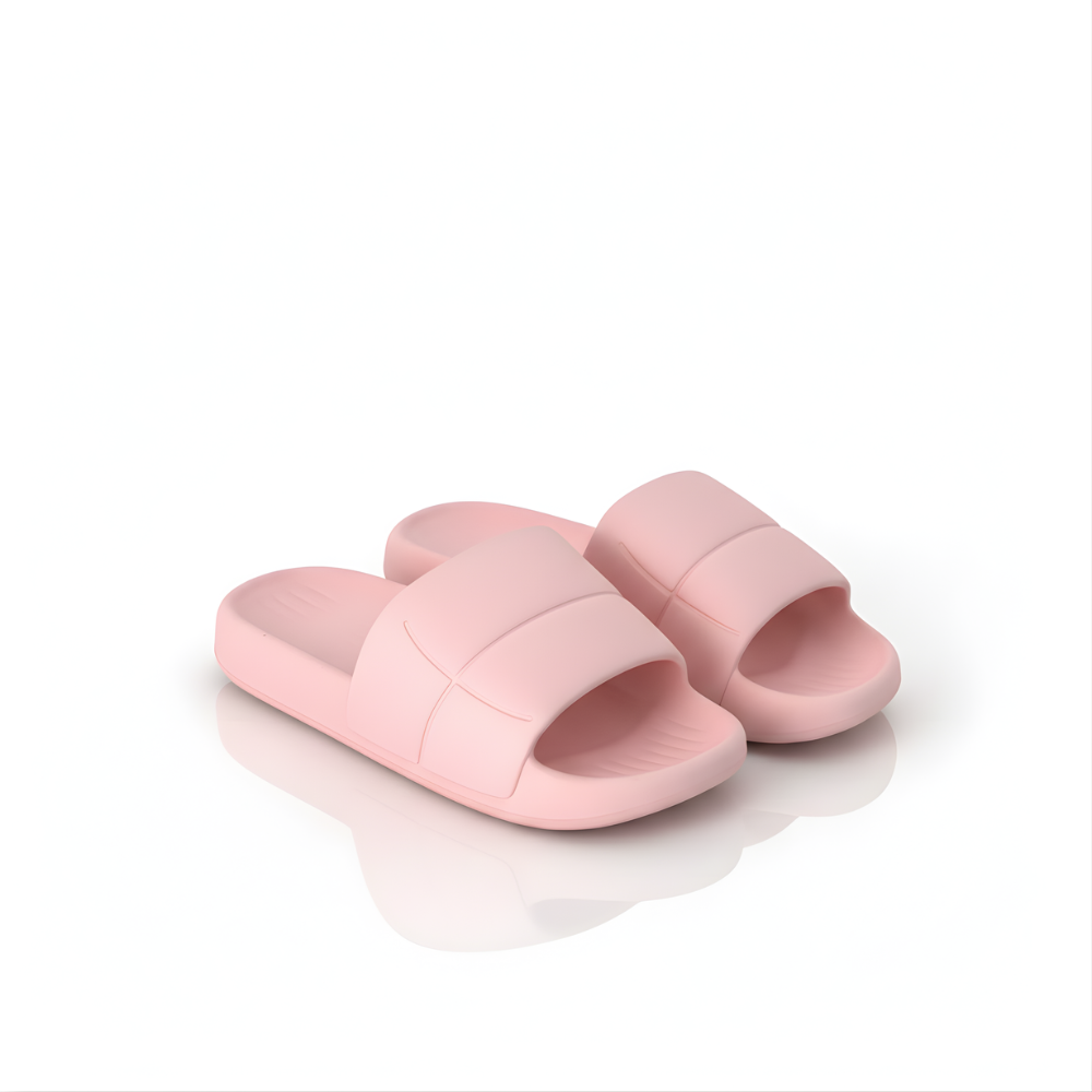 Sandal Slop EVA Unisex Pink – Sandal Rumahan Tebal Polos, Ringan & Nyaman Dipakai Harian