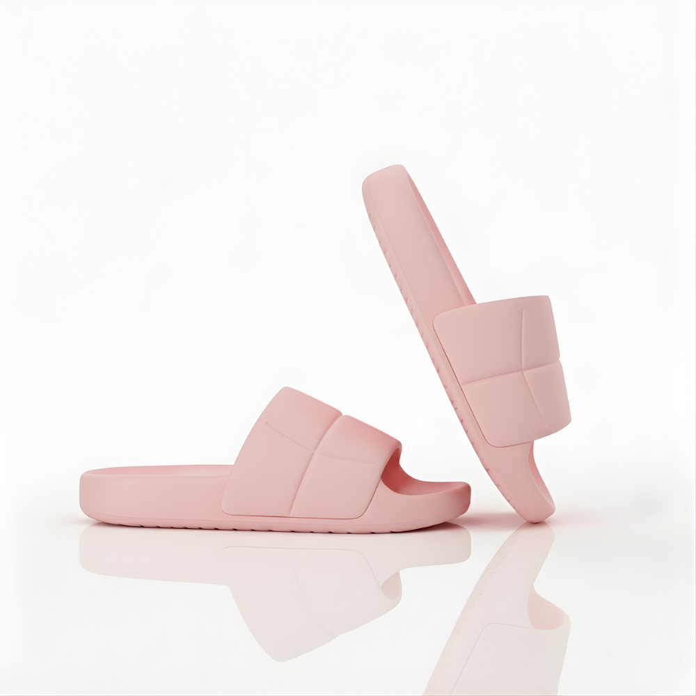 Sandal Slop EVA Unisex Pink – Sandal Rumahan Tebal Polos, Ringan & Nyaman Dipakai Harian
