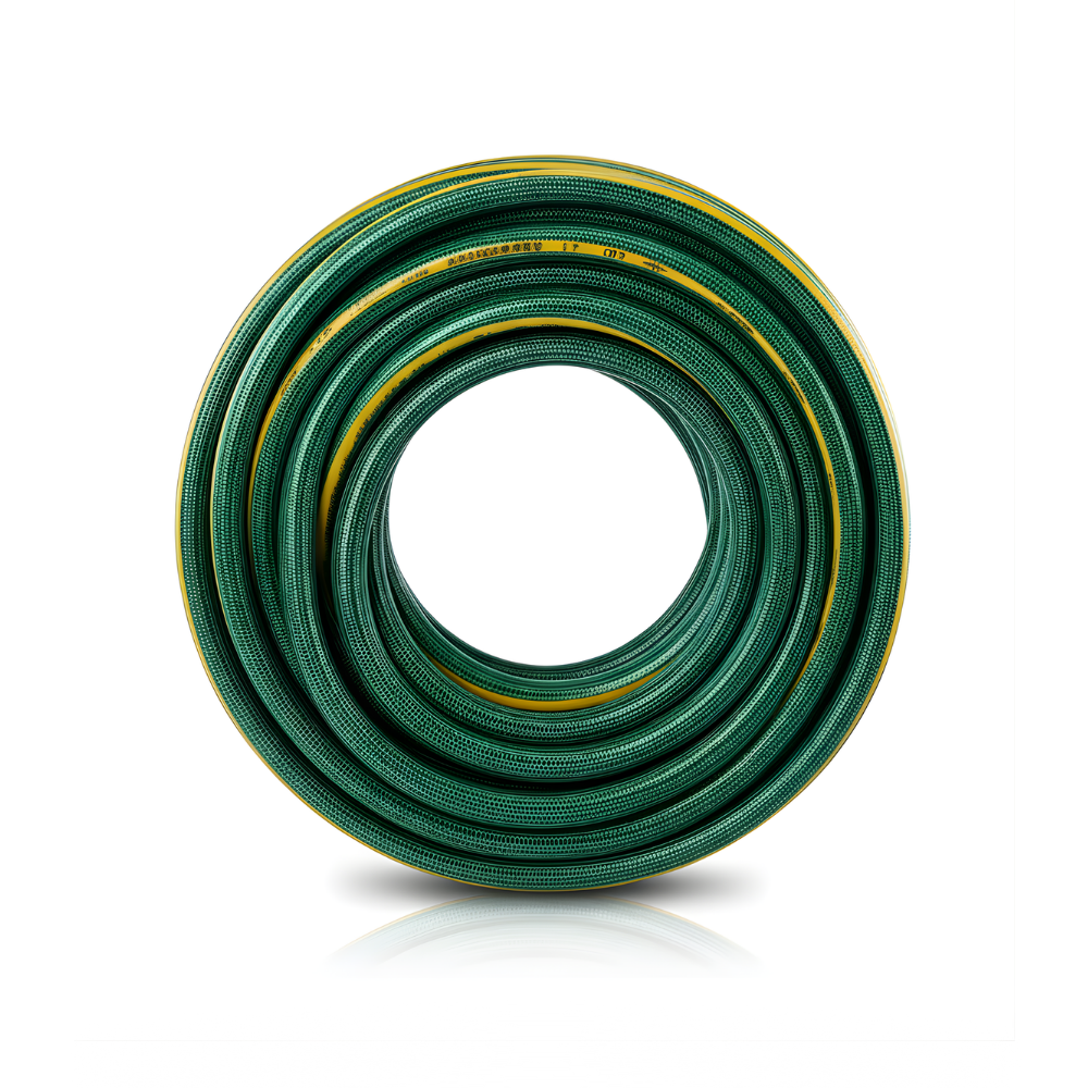 SSBO Selang Air PVC Warna Hijau Strip Kuning – Lentur, Kuat, dan Tahan Tekanan