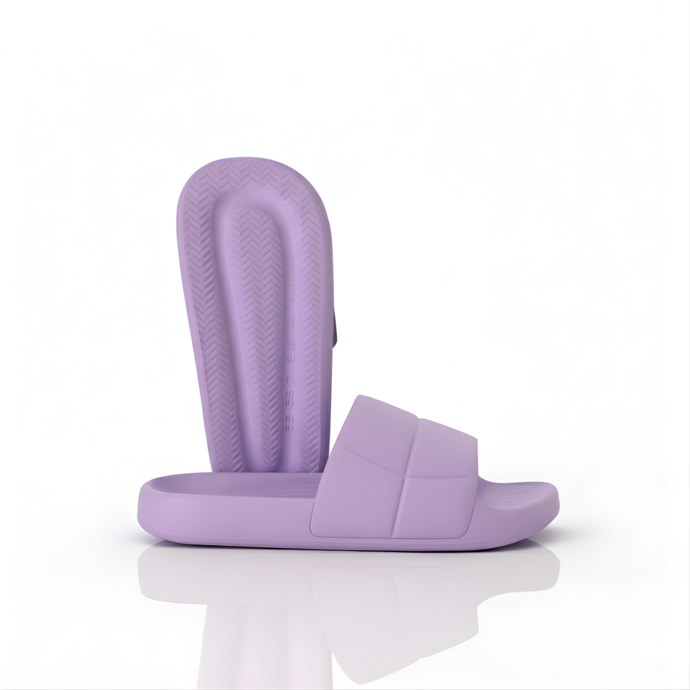 Sandal Slop EVA Unisex Ungu – Sandal Rumahan Tebal Polos, Ringan & Nyaman Dipakai Harian