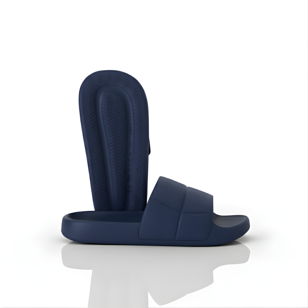 Sandal Slop EVA Unisex Navy Blue – Sandal Rumahan Tebal Polos, Ringan & Nyaman Dipakai Harian