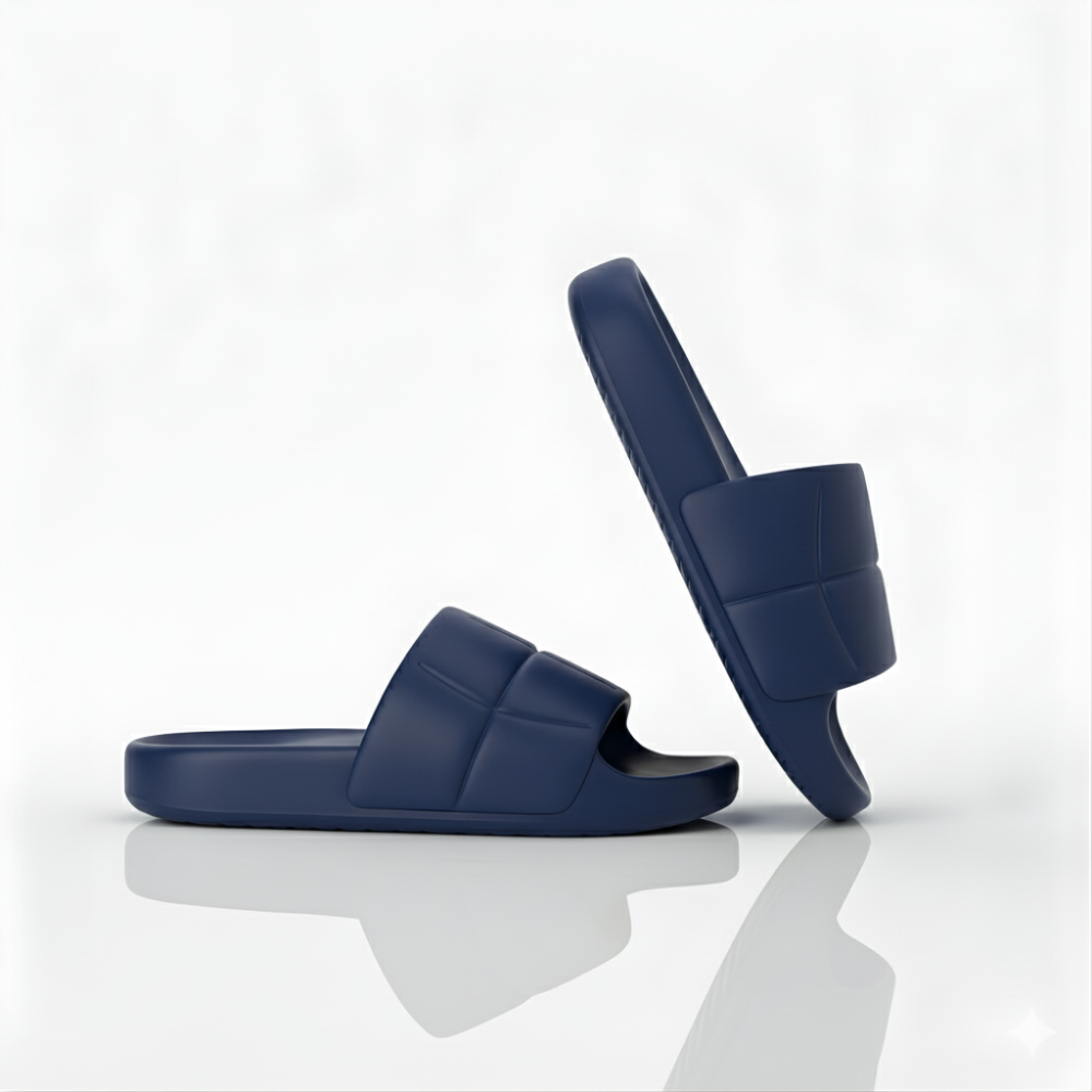 Sandal Slop EVA Unisex Navy Blue – Sandal Rumahan Tebal Polos, Ringan & Nyaman Dipakai Harian